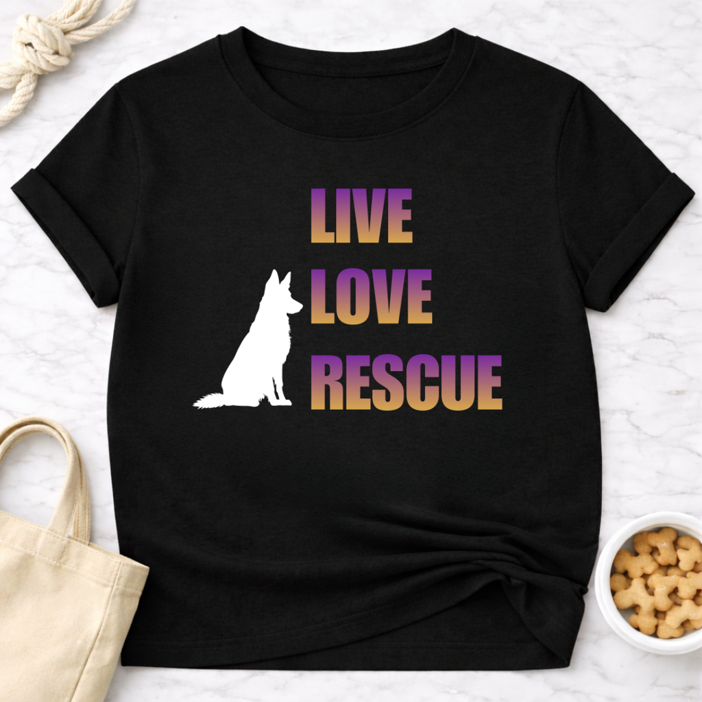 Live Love Rescue Dog T-Shirt