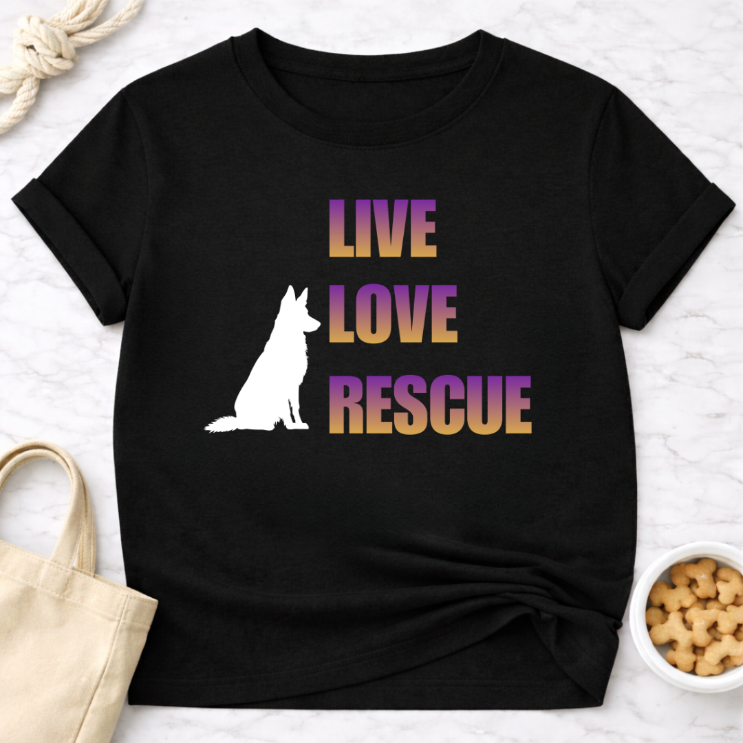 Live Love Rescue Dog T-Shirt