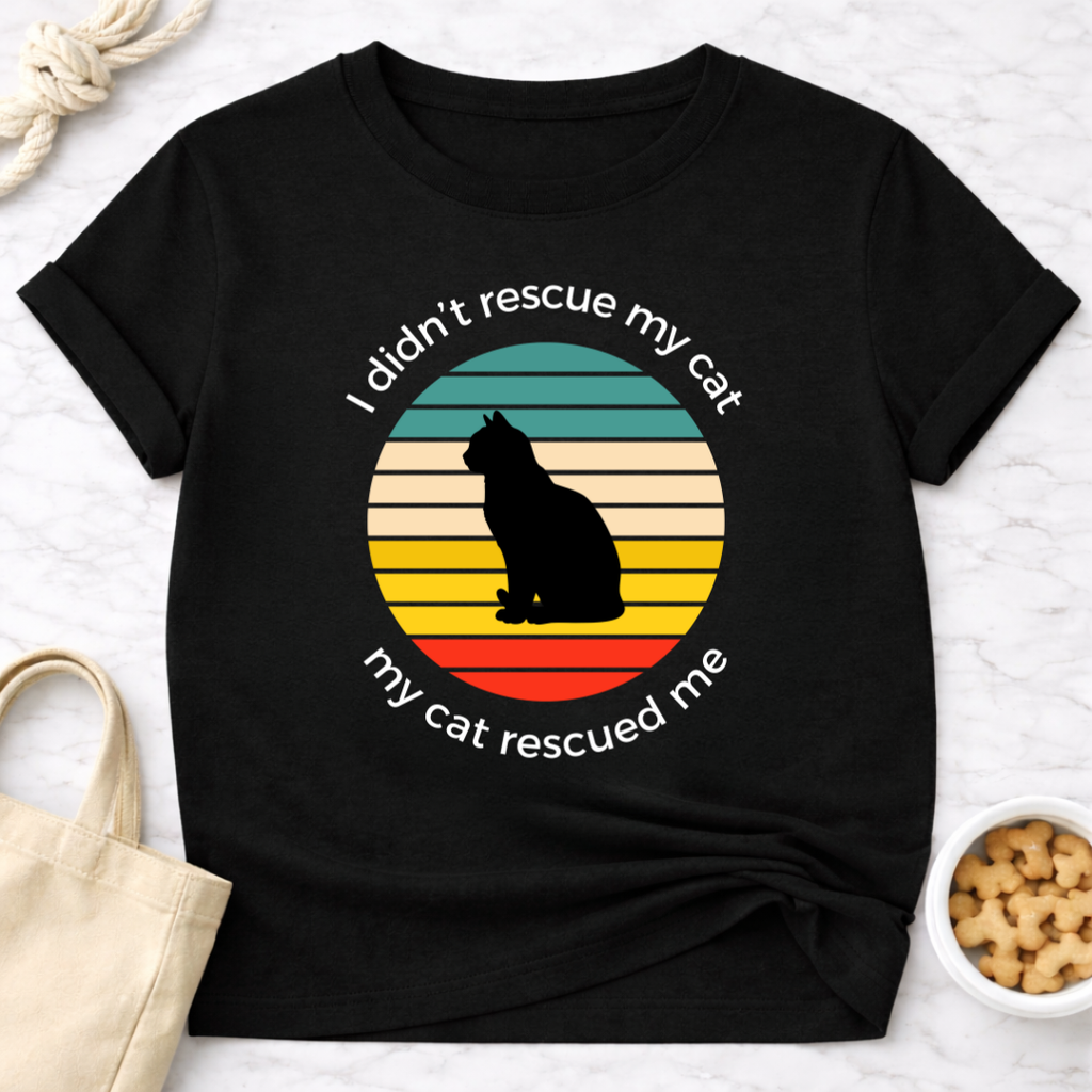 My Cat Rescued Me T-Shirt
