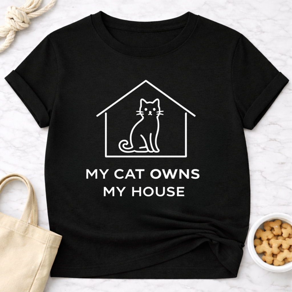 My Cat Owns My House T-Shirt
