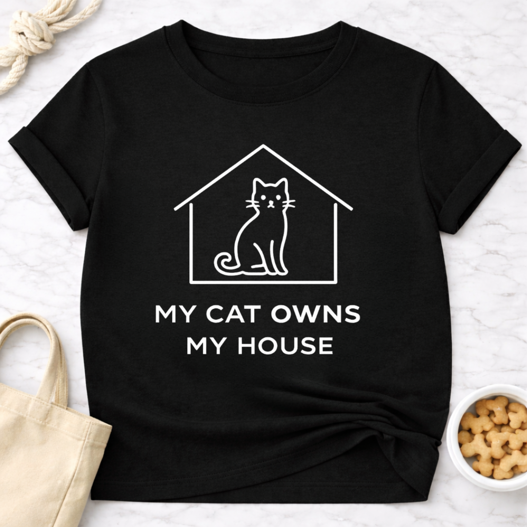 My Cat Owns My House T-Shirt