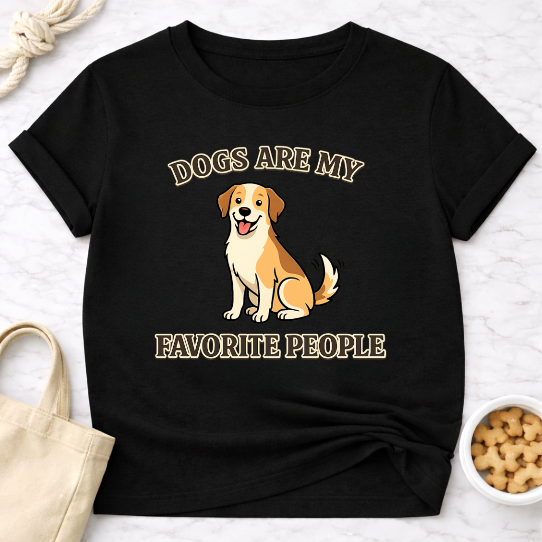 Dogs Are My Favorite People T-Shirt