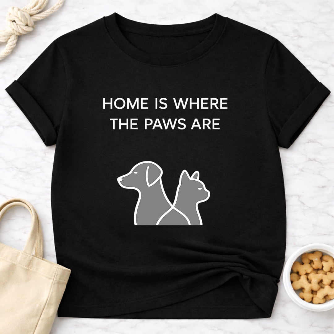 Home is Where the Paws Are T-Shirt