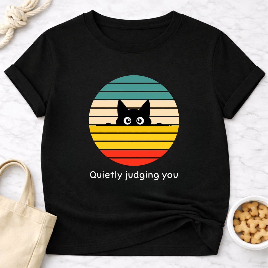 Cat Quietly Judging You T-Shirt