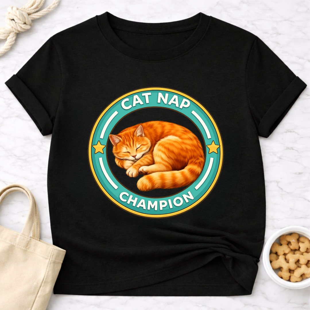 Cat Nap Champion T-Shirt