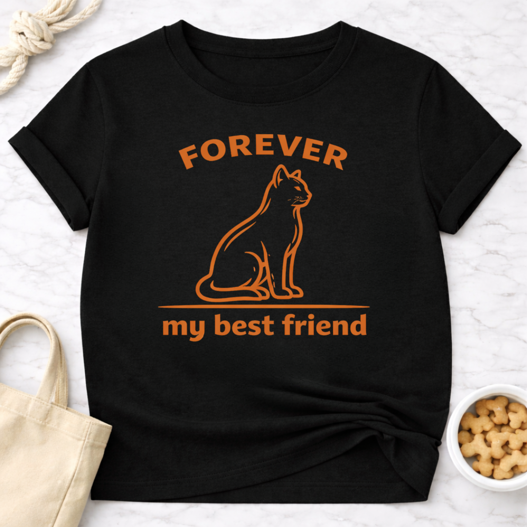 Forever My Best Friend Cat T-Shirt