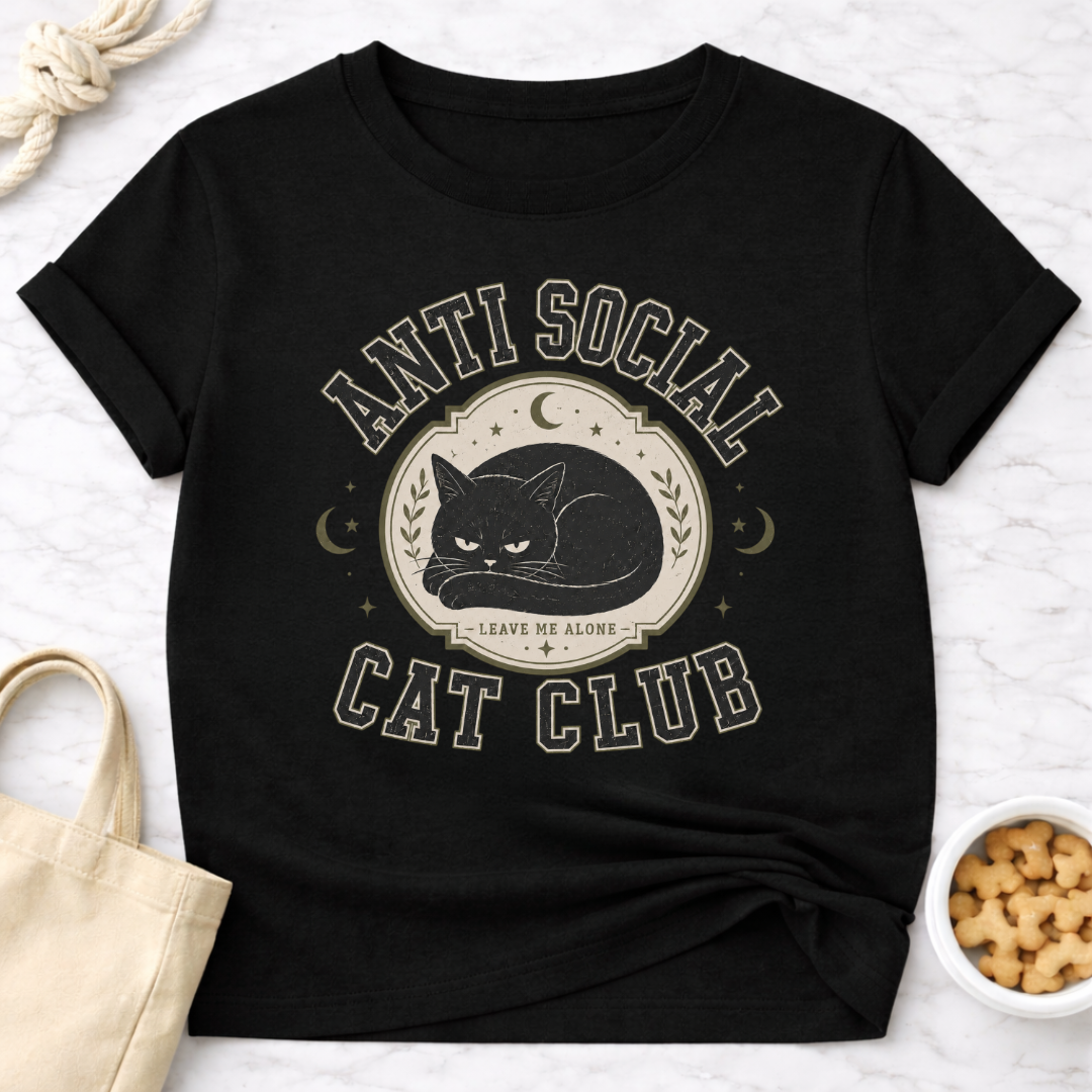 Anti Social Cat Club T-Shirt