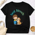 Best Friends Boy and Dog T-Shirt