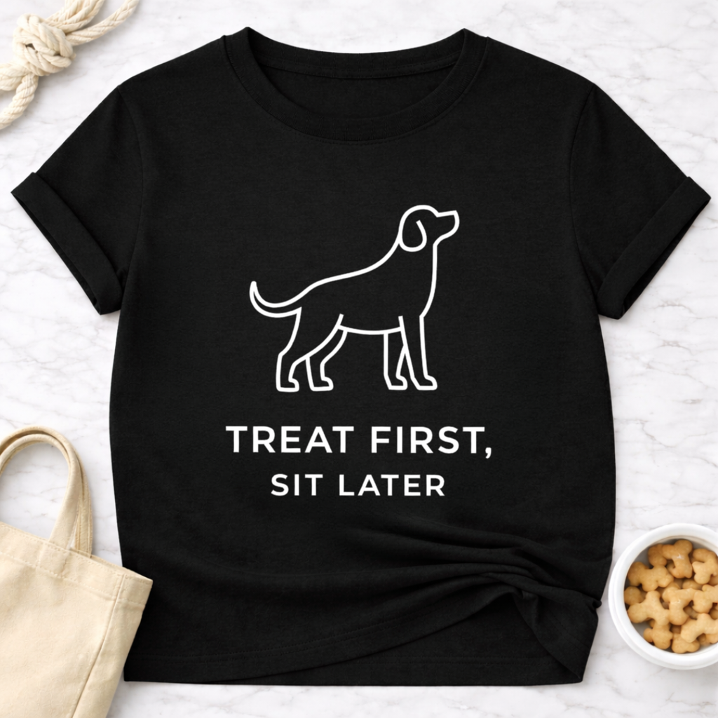 Treat First, Sit Later T-Shirt