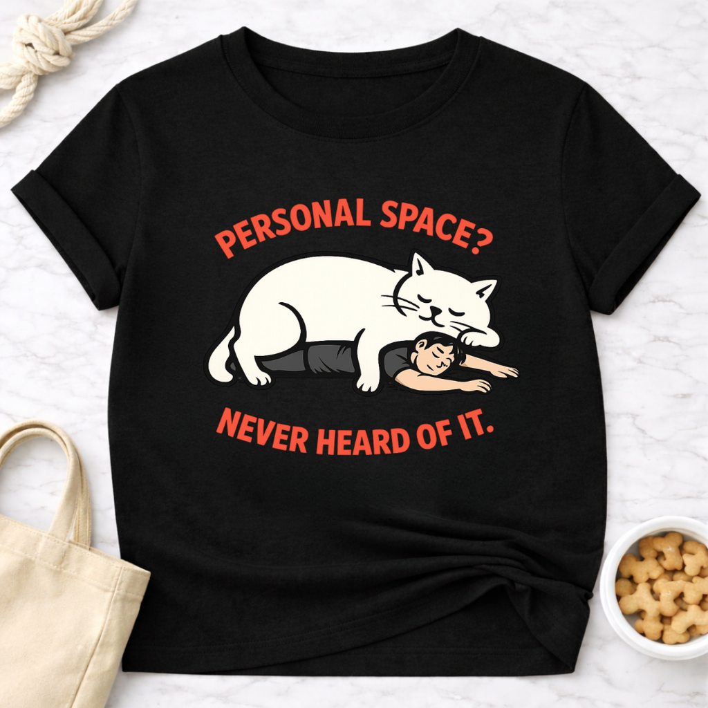 Personal Space Cat T-Shirt