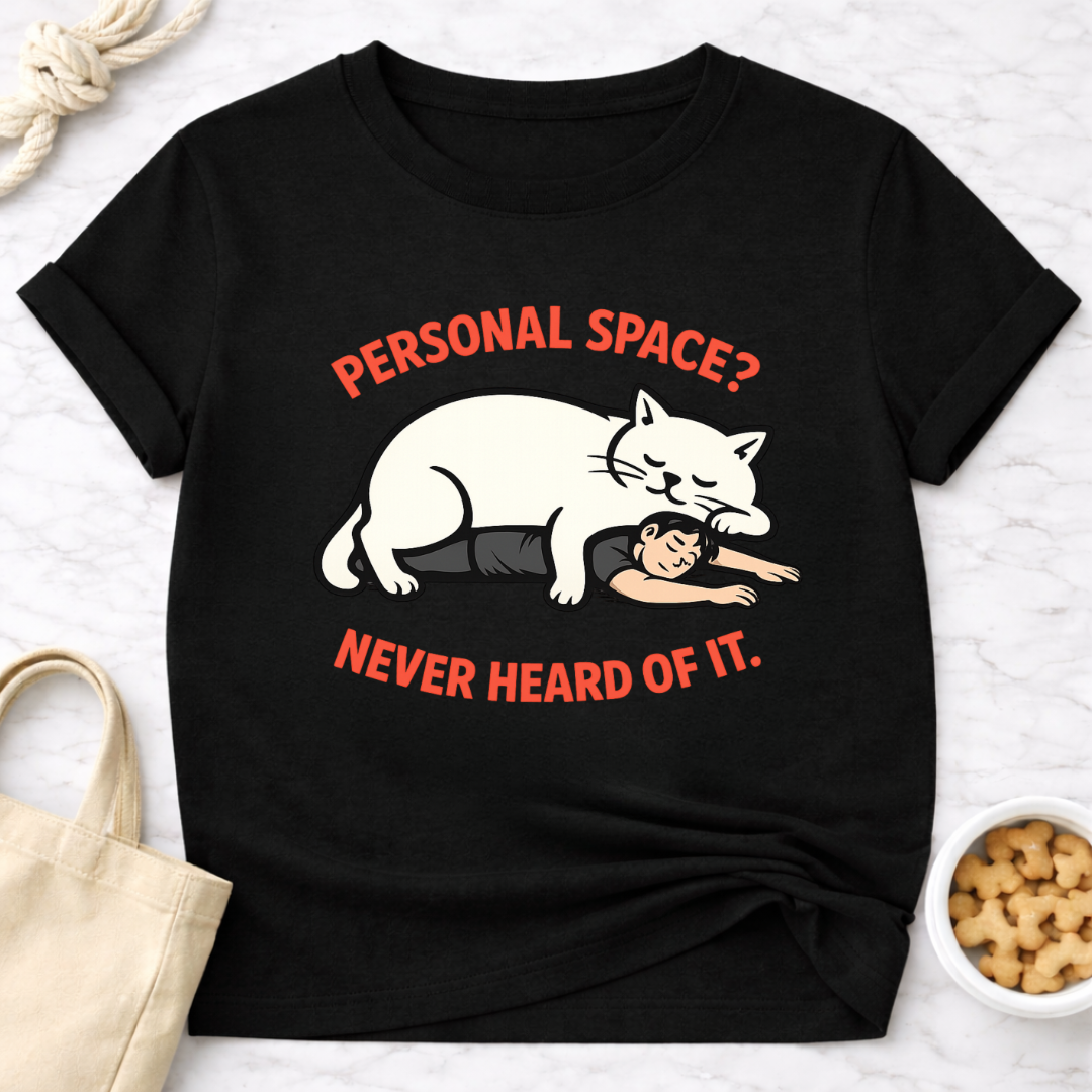 Personal Space Cat T-Shirt