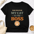 My Cat is the Boss (Retro) T-Shirt