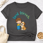 Best Friends Boy and Dog T-Shirt