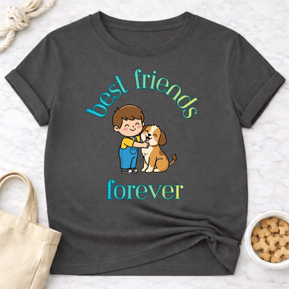Best Friends Forever Boy and Dog T-Shirt