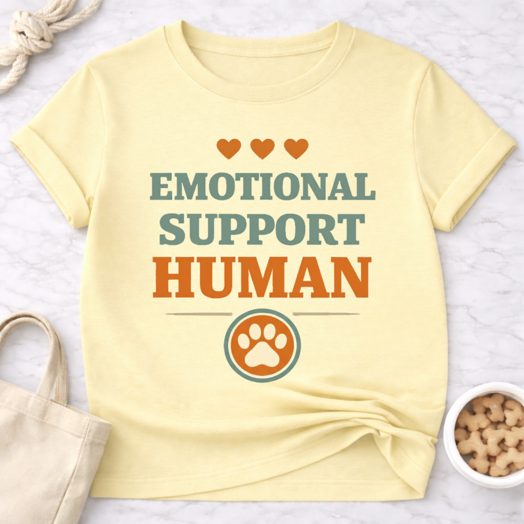 Emotional Support Human T-Shirt