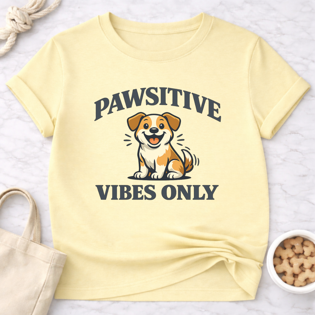 Pawsitive Vibes Only T-Shirt