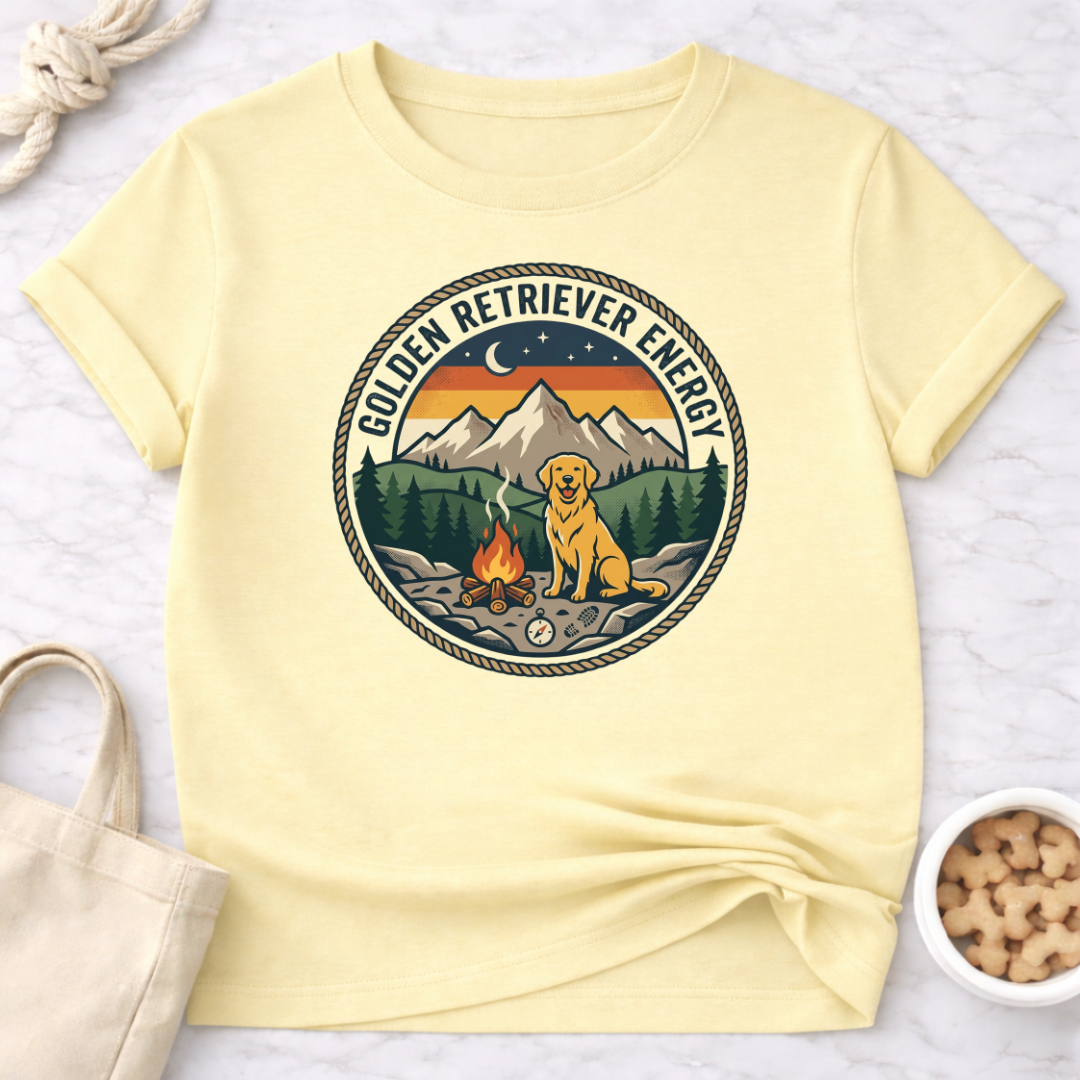 Golden Retriever Energy T-Shirt