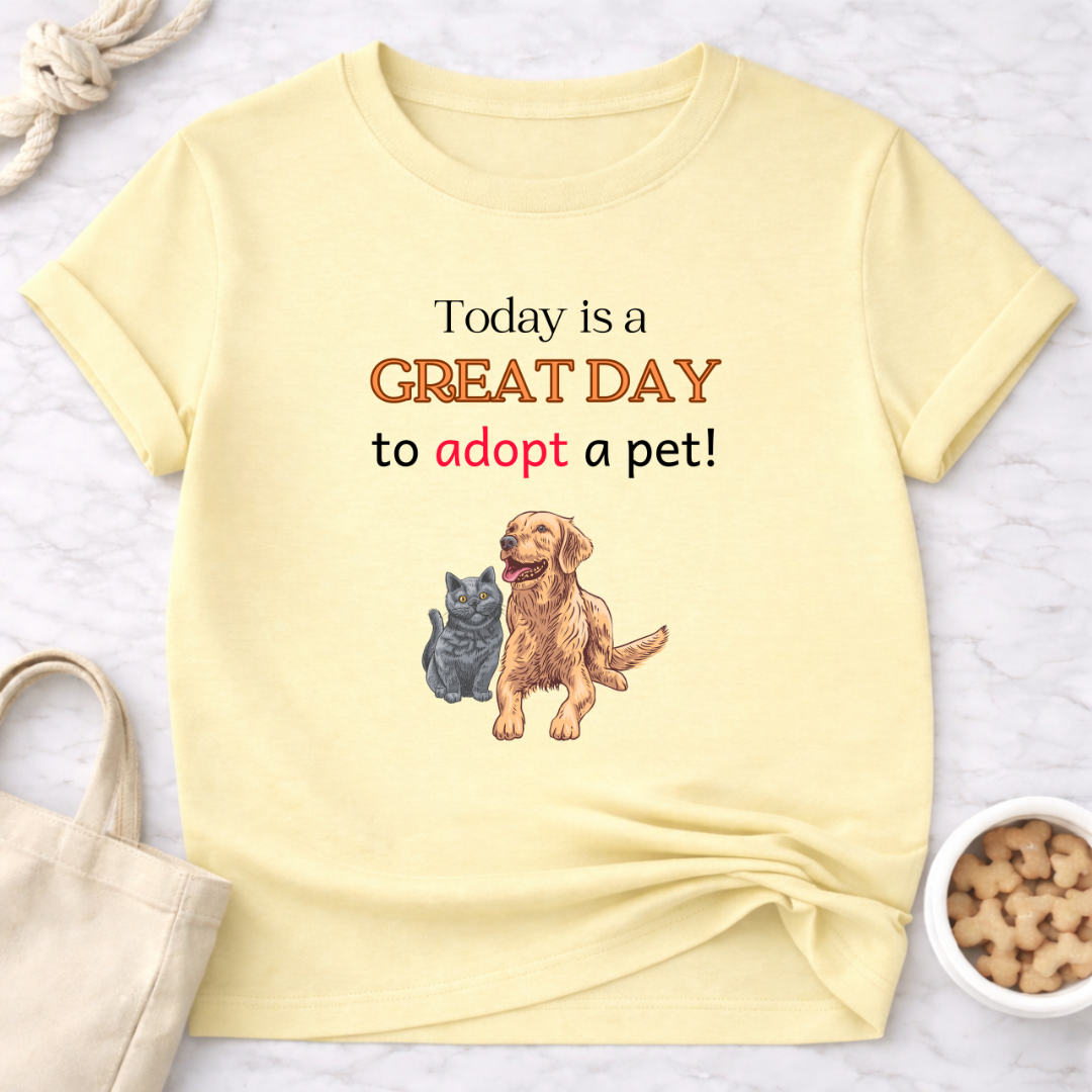 Today is a Great Day to Adopt a Pet T-Shirt