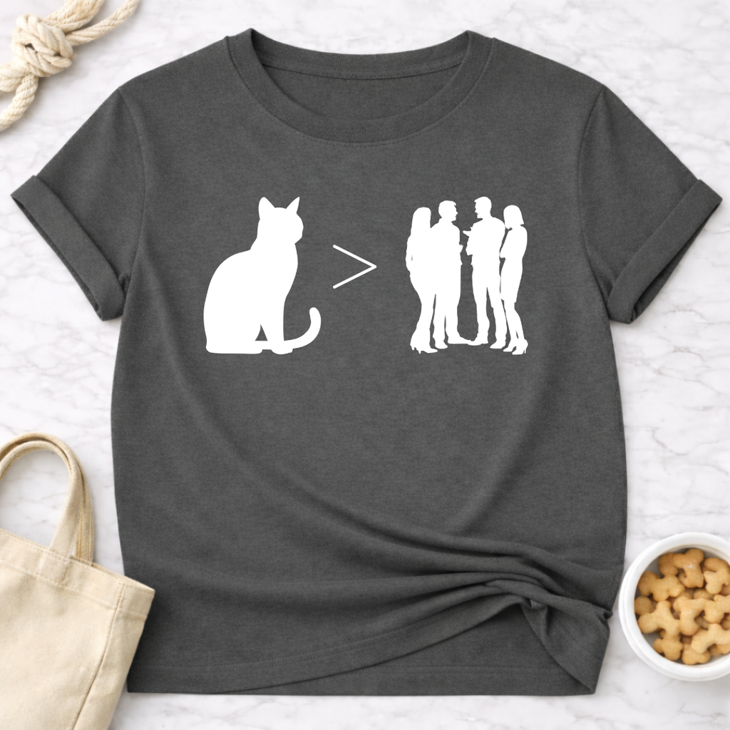Cat is Greater Than People T-Shirt