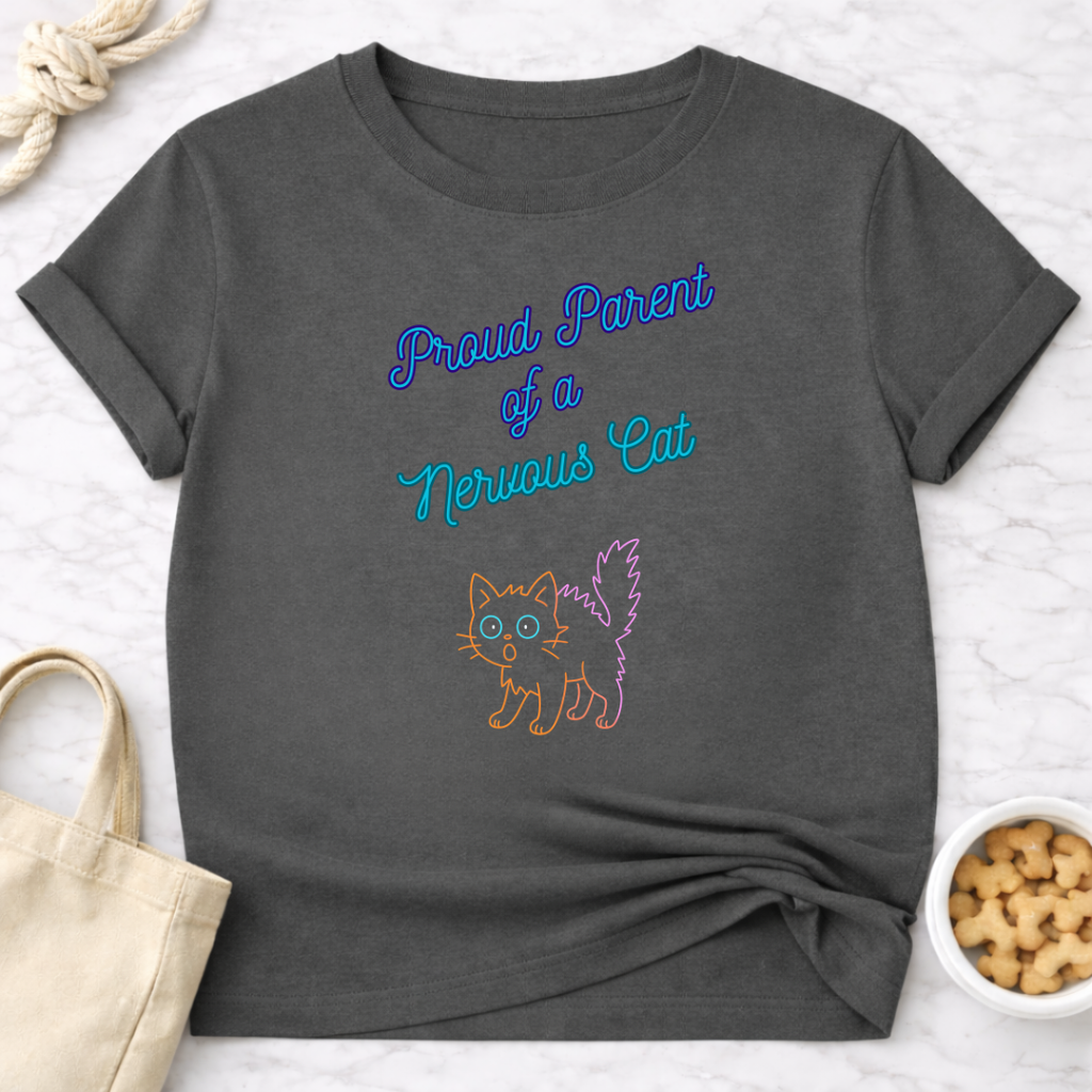 Proud Parent of a Nervous Cat T-Shirt