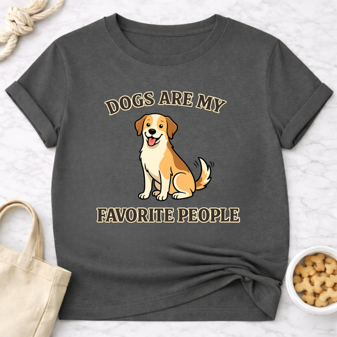 Dogs Are My Favorite People T-Shirt