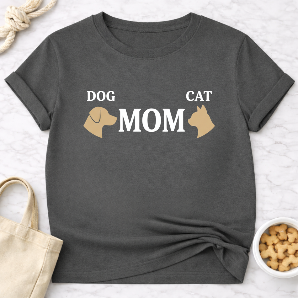 Dog and Cat Mom T-Shirt