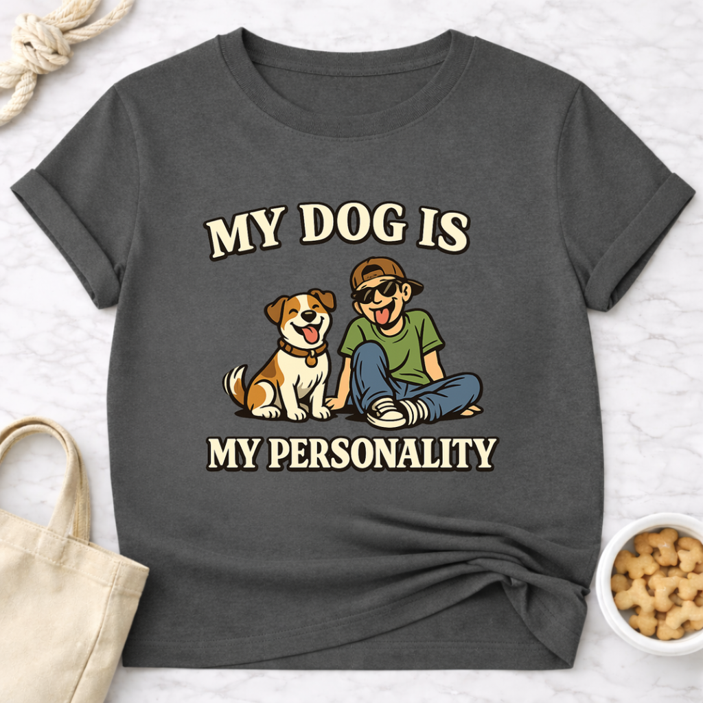 My Dog is My Personality (Male) T-Shirt