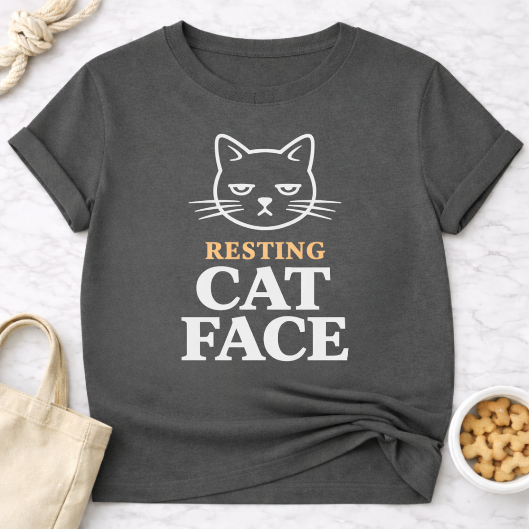 Resting Cat Face T-Shirt