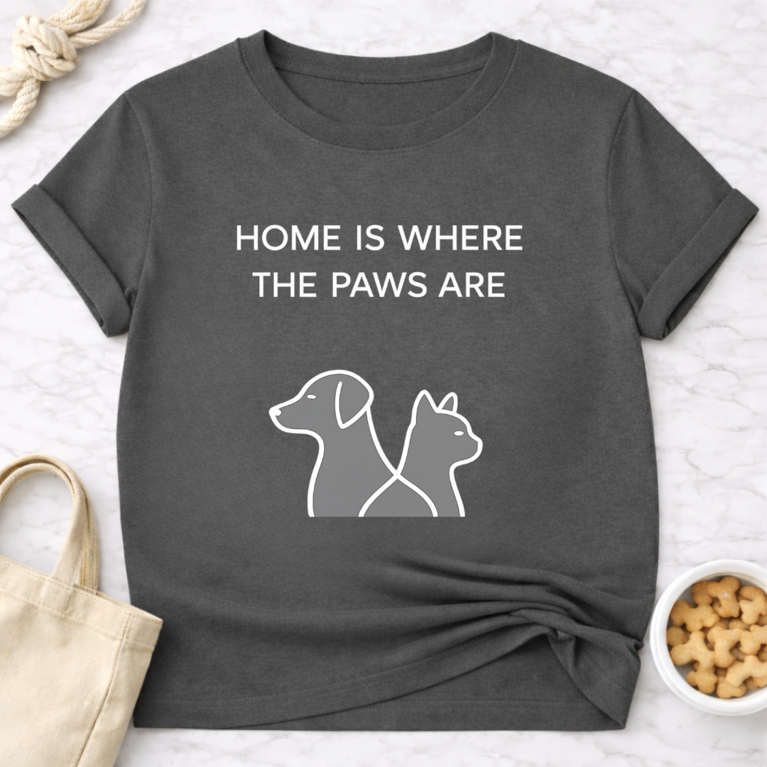 Home is Where the Paws Are T-Shirt