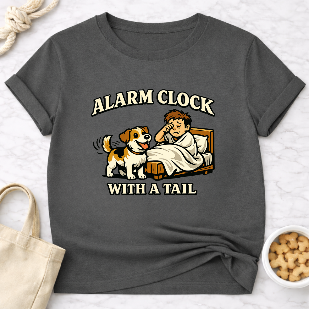 Alarm Clock with a Tail T-Shirt