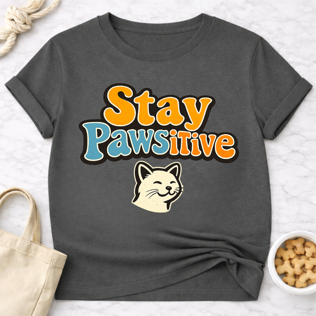 Pawsitive Cat T-Shirt