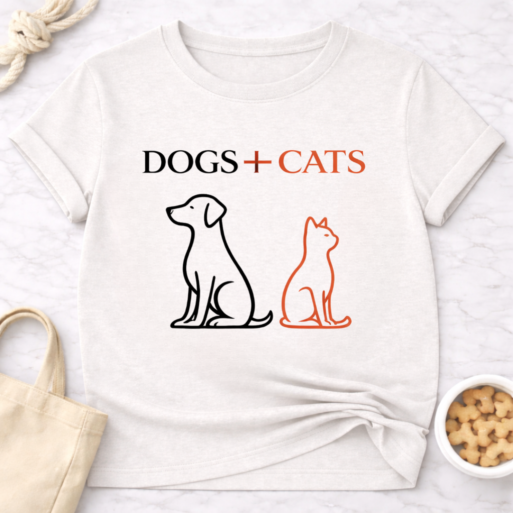 Dogs + Cats T-Shirt