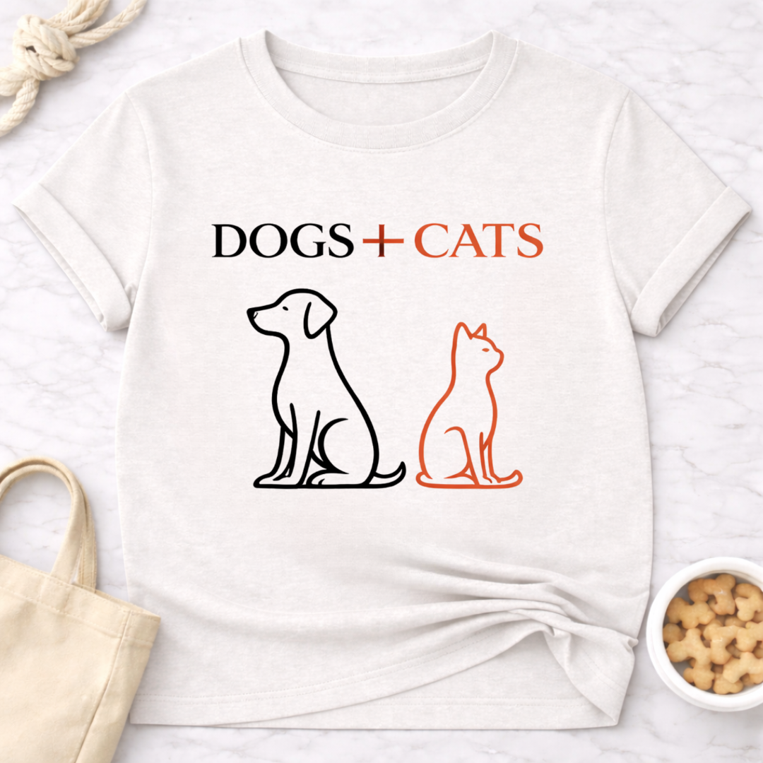 Dogs + Cats T-Shirt
