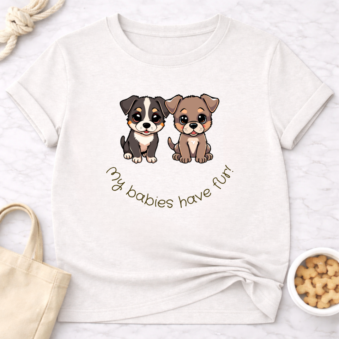 My Babies Have Fur Puppies T-Shirt