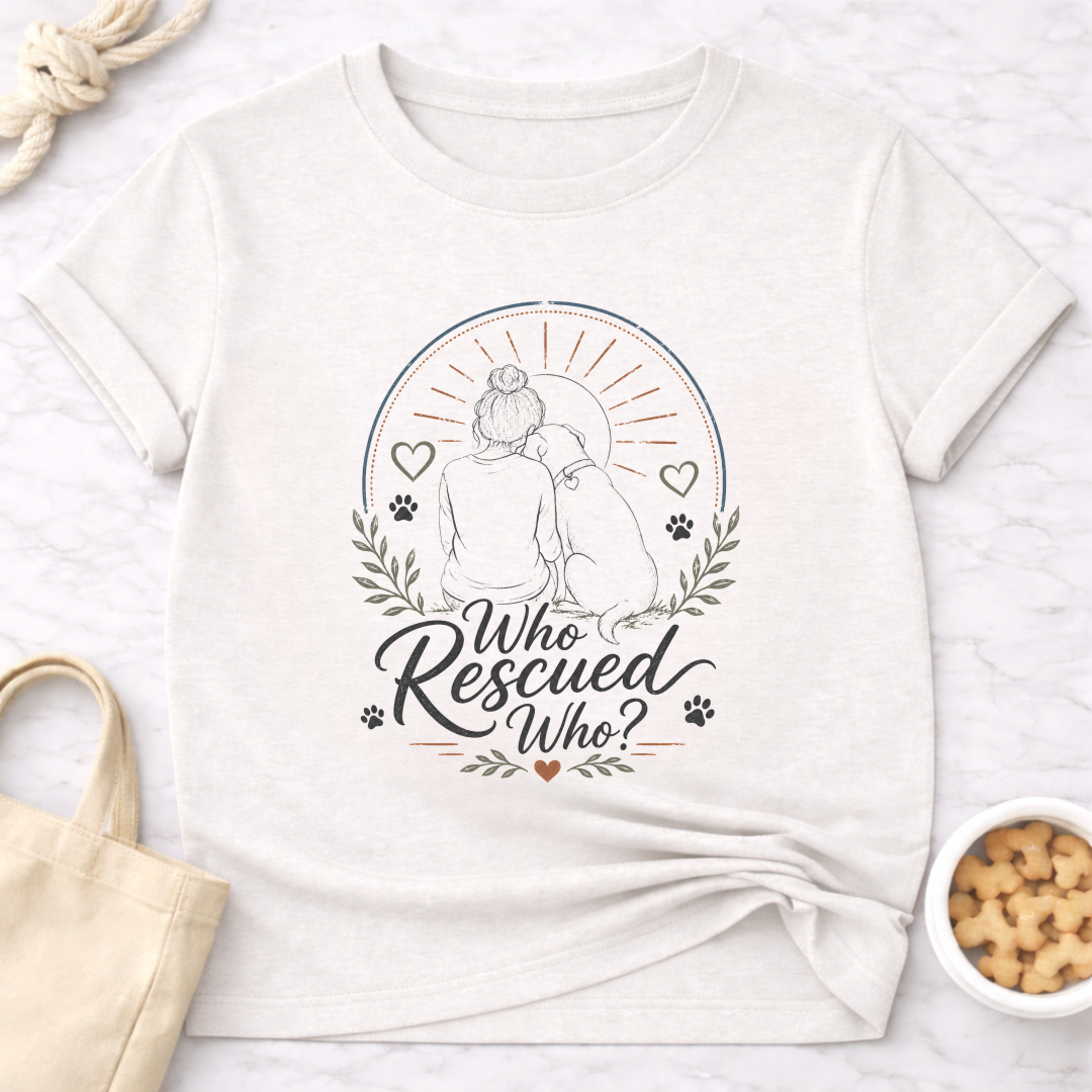 Who Rescued Who? V2 Female T-Shirt