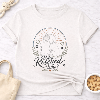 Who Rescued Who? V2 Female T-Shirt