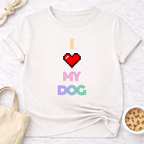I Love My Dog Retro T-Shirt