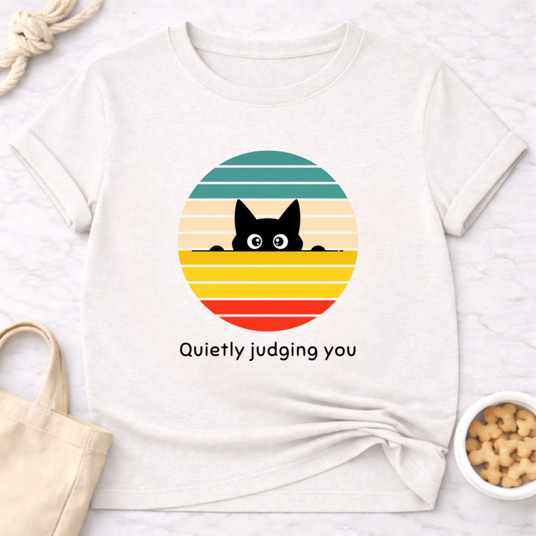 Cat Quietly Judging You T-Shirt
