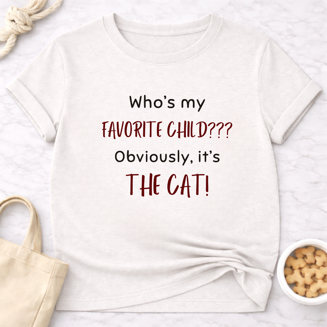 Who's My Favorite Child? Cat T-Shirt