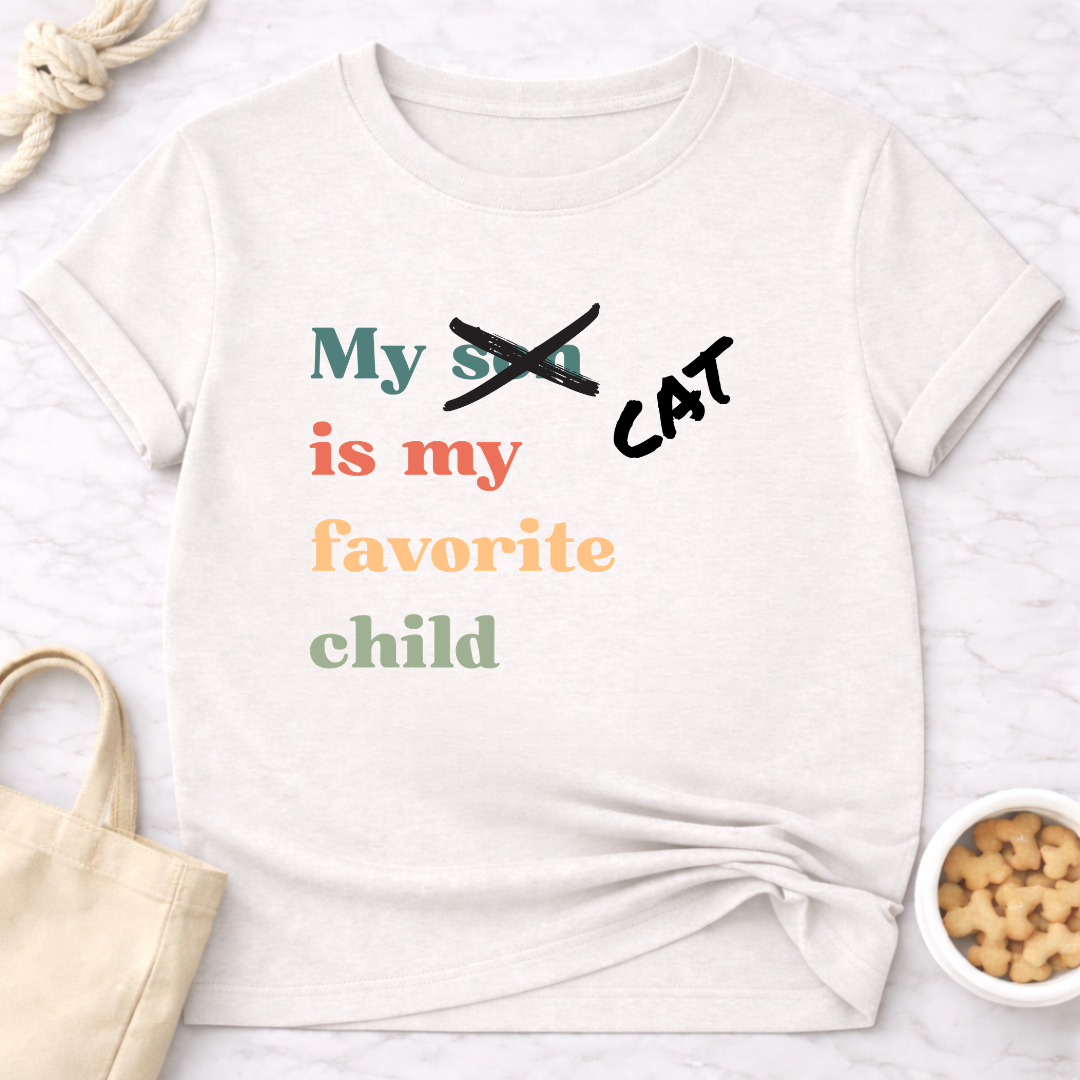 My Cat is My Favorite Child (Son) T-Shirt