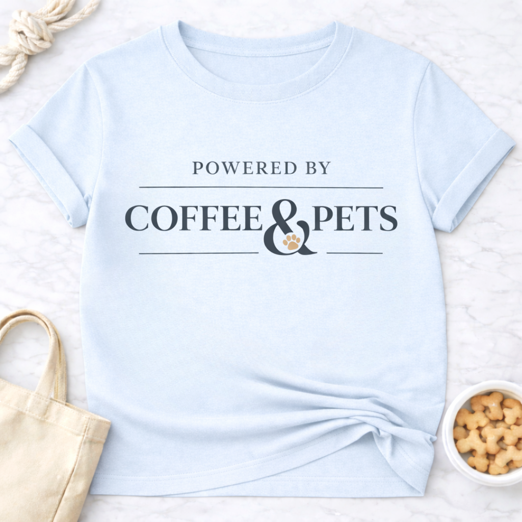 Powered by Coffee & Pets T-Shirt