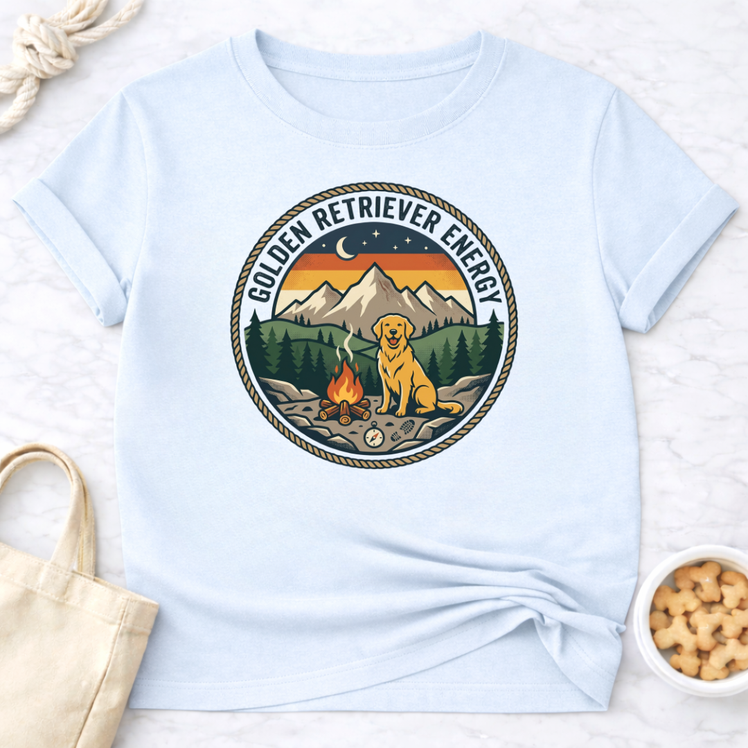 Golden Retriever Energy T-Shirt