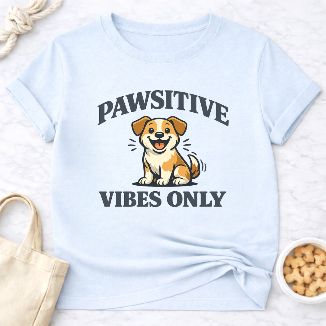 Pawsitive Vibes Only T-Shirt