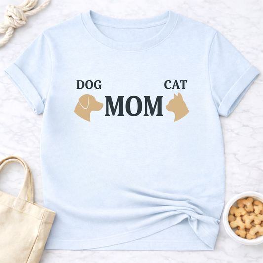 Dog and Cat Mom T-Shirt