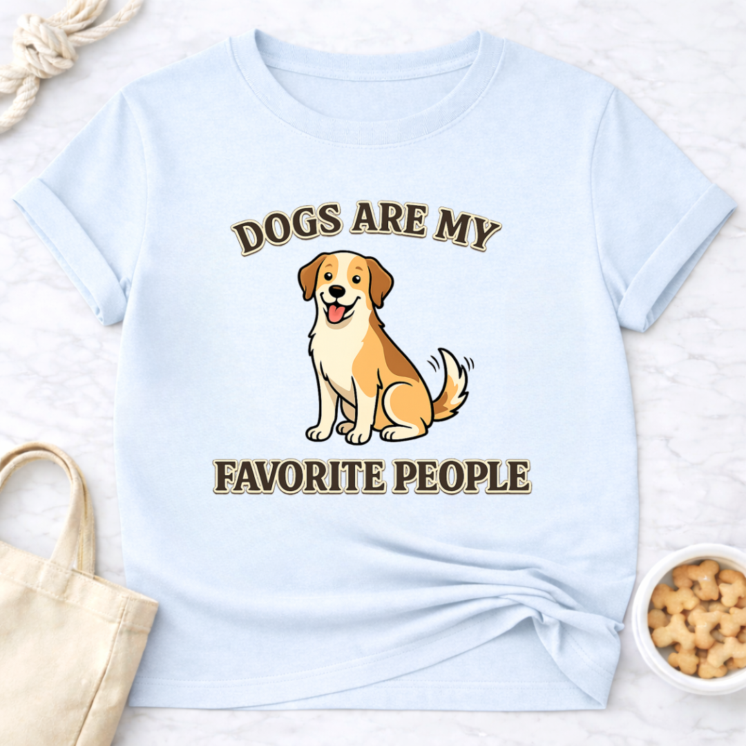 Dogs Are My Favorite People T-Shirt