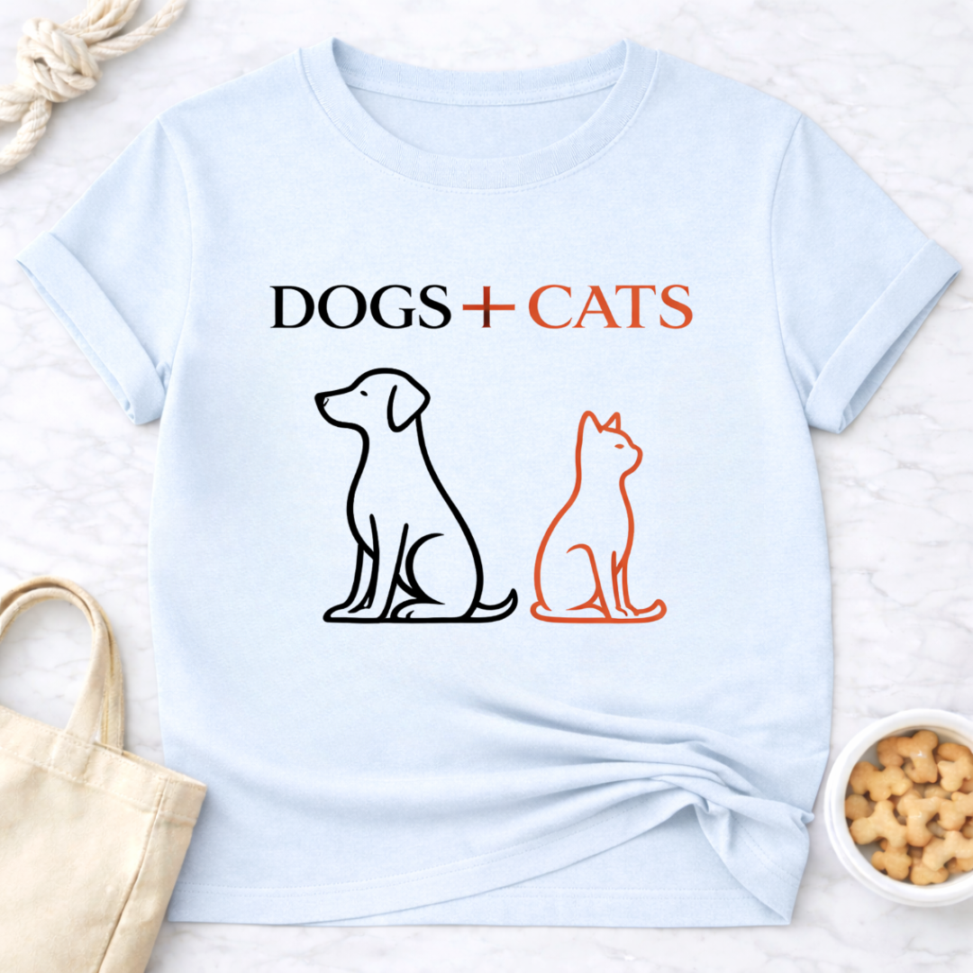 Dogs + Cats T-Shirt