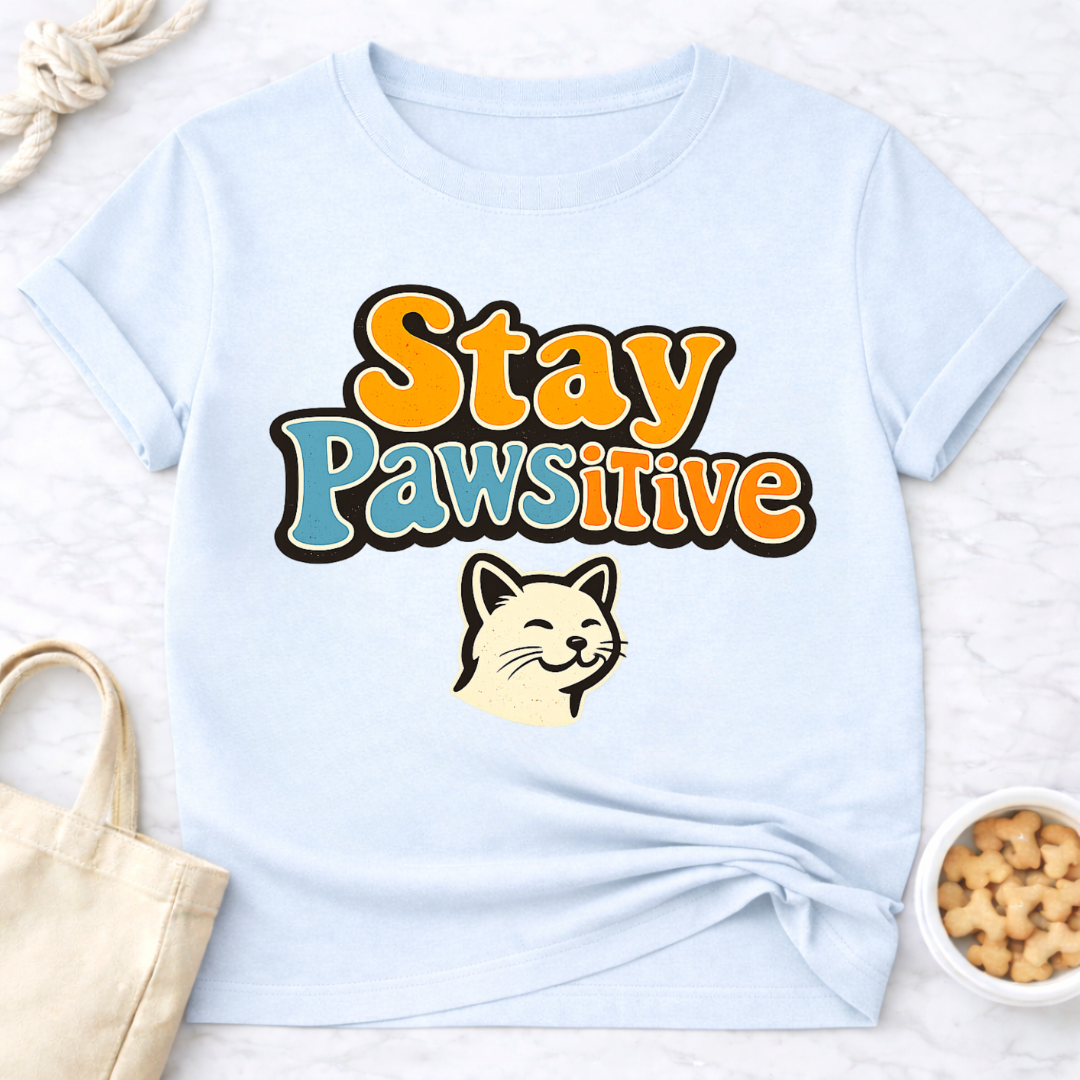Pawsitive Cat T-Shirt