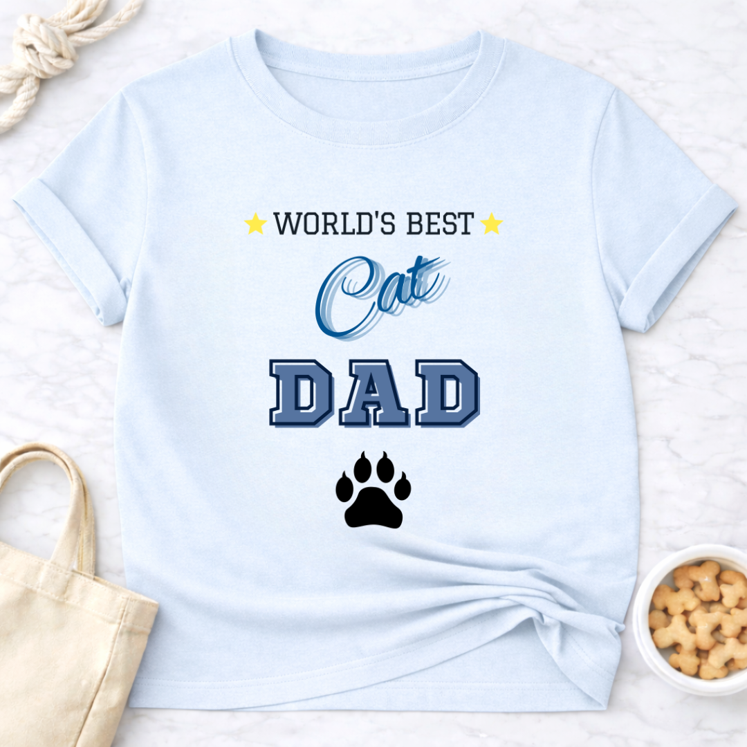 World's Best Cat Dad T-Shirt