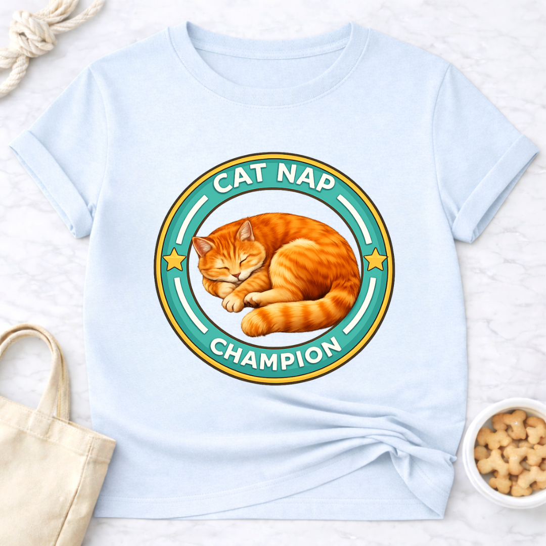 Cat Nap Champion T-Shirt