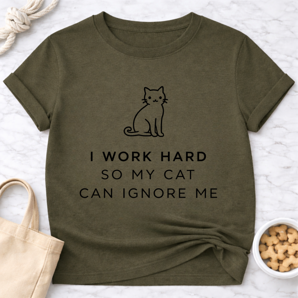So My Cat Can Ignore Me T-Shirt